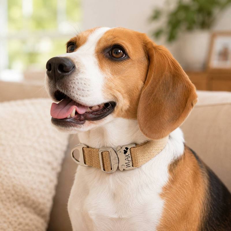 Outdoor Adventure Names - Collar Táctico Personalizado para Perro -