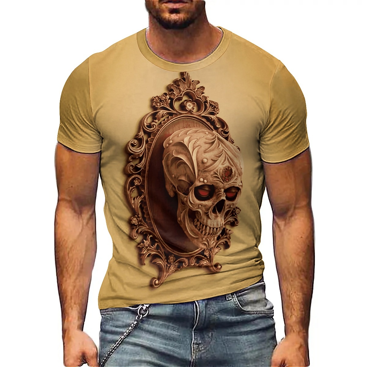 Outdoor Youth Adventure - Camiseta de manga corta con estampado