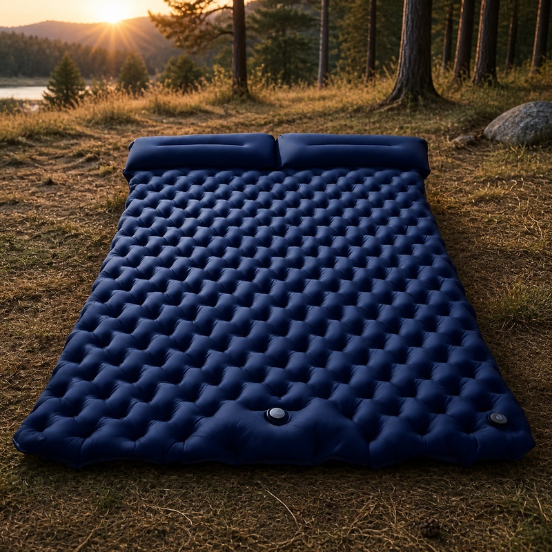 Outdoor Adventure Vehicles - Colchón de Aire Doble Portátil para