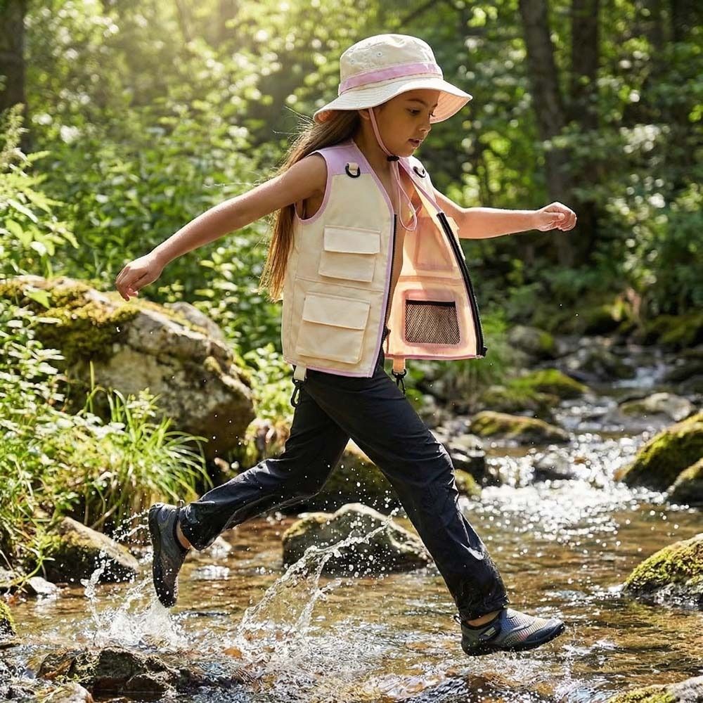 Outdoor Adventure Holidays - Chaleco de Verano Explorer con Sombrero