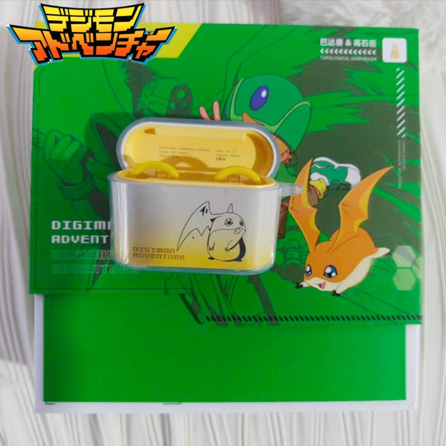 Outdoor Adventure Japan - Auriculares inalámbricos con Bluetooth Digimon Adventure,