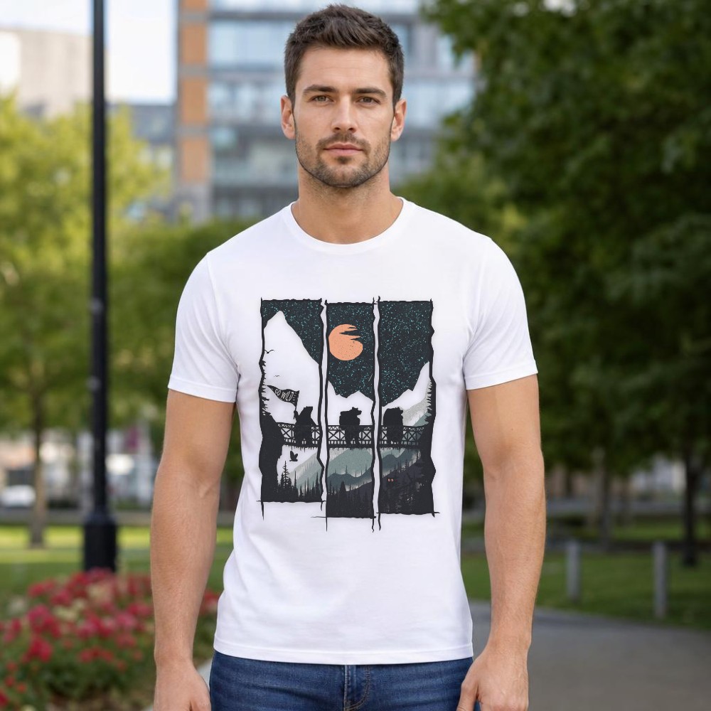 Outdoor Adventure Holidays - Camiseta gráfica para hombre, estilo vintage,