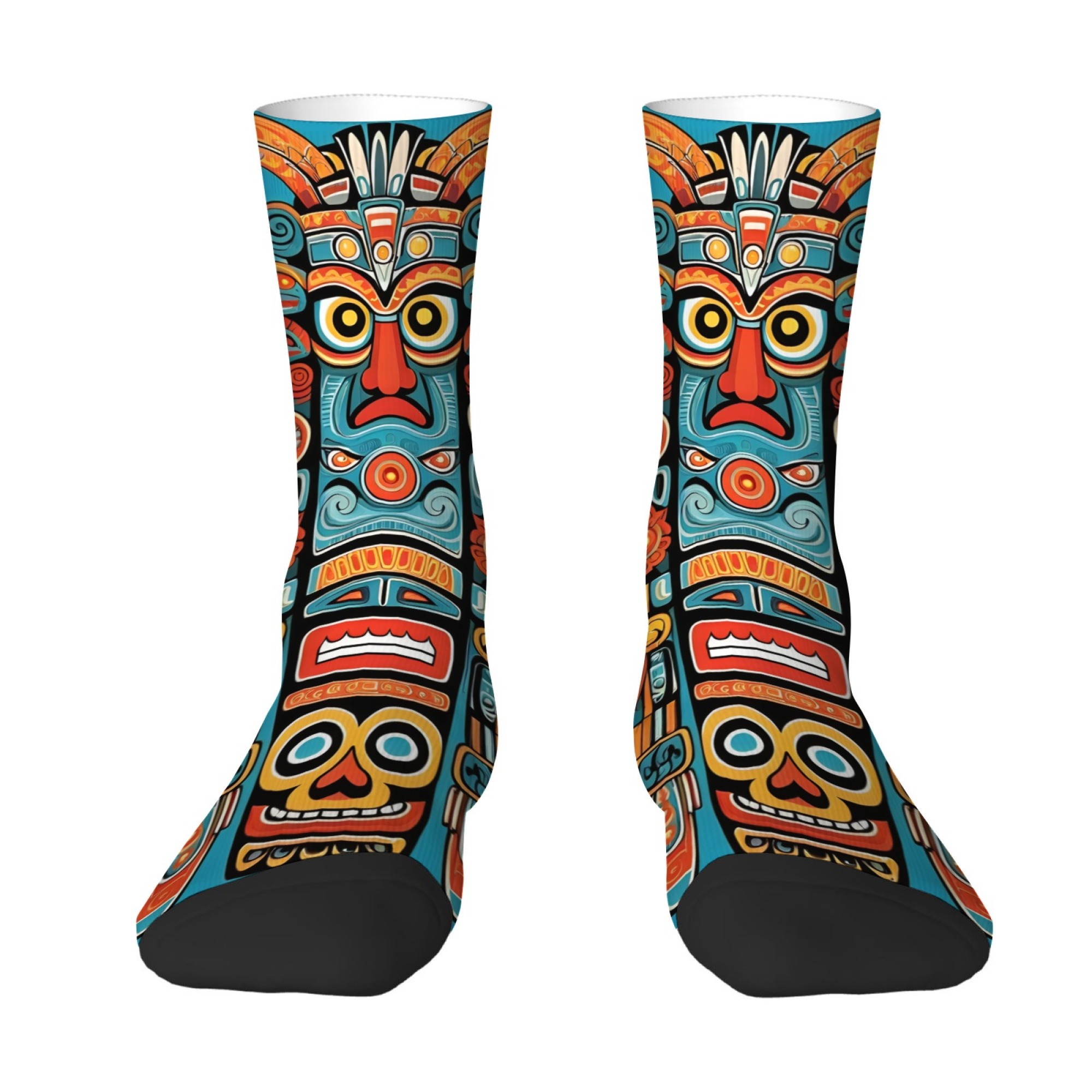 Outdoor Adventure Youtube - Calcetines de media pantorrilla con estampado