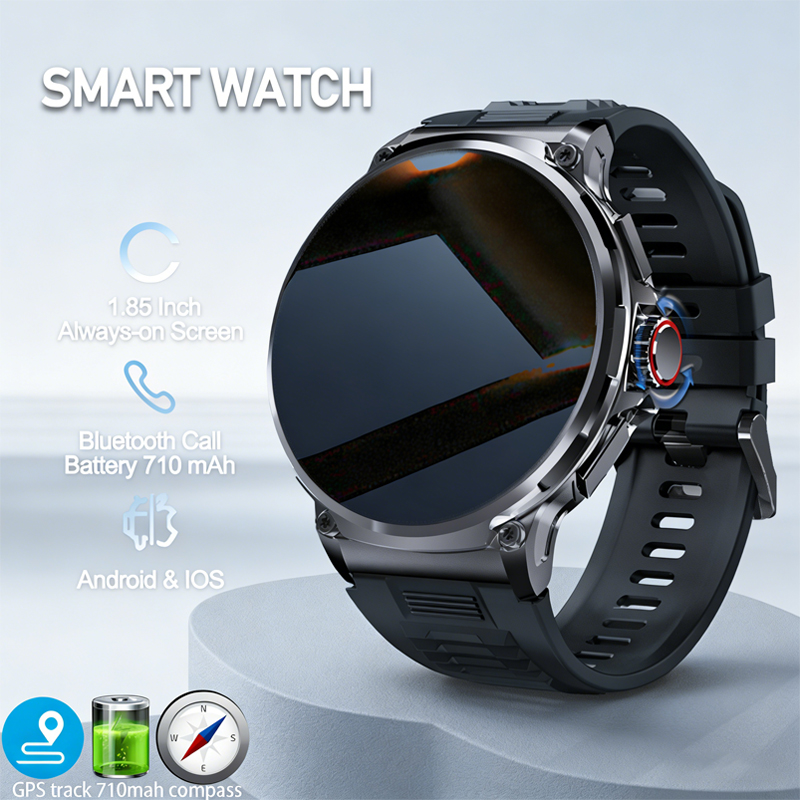 Outdoor Adventure Holidays - Reloj Inteligente Deportivo para Hombre, 710mAh,