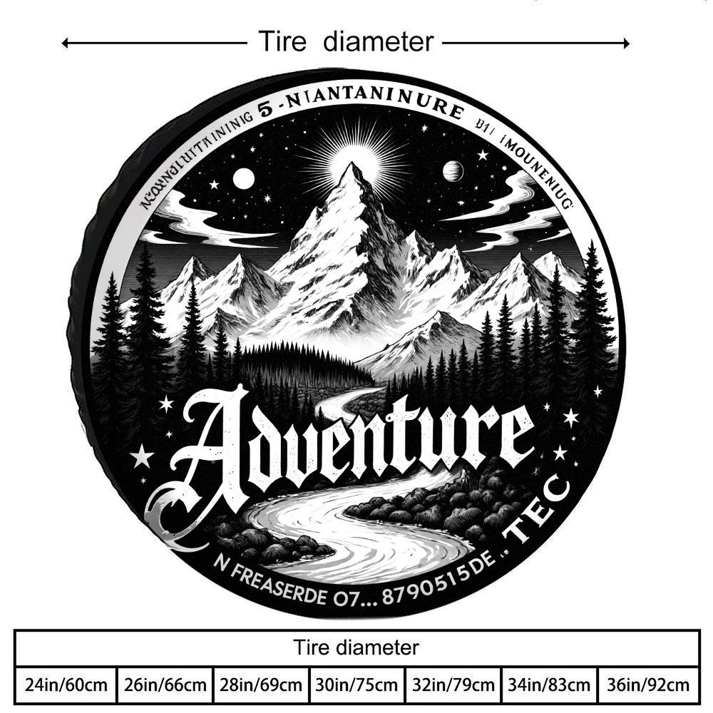 Outdoor Adventure Vehicles - Funda para Llanta de Repuesto Adventure