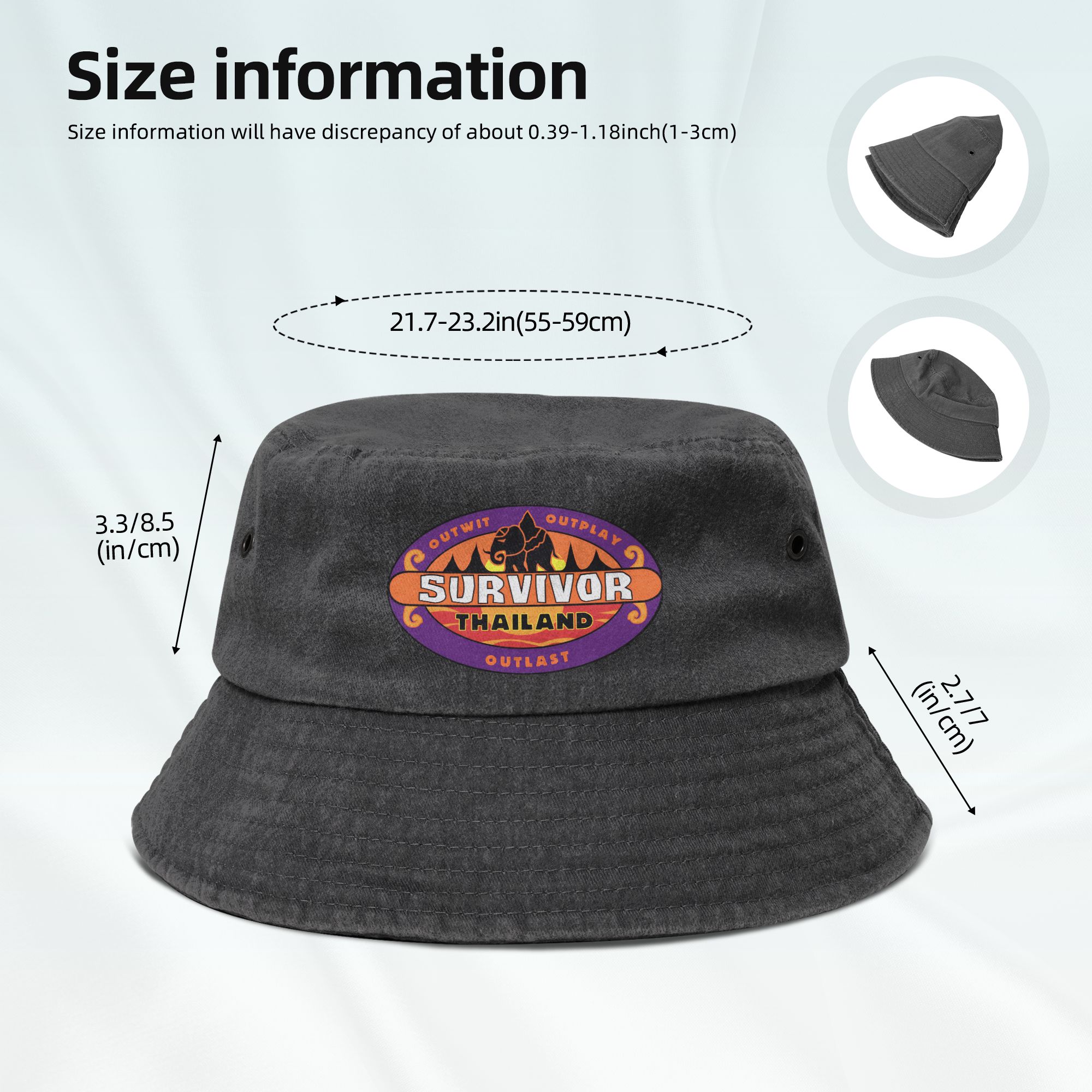 Sombrero de pescador desgastad - Outdoor Adventure Vacations reseña y precio
