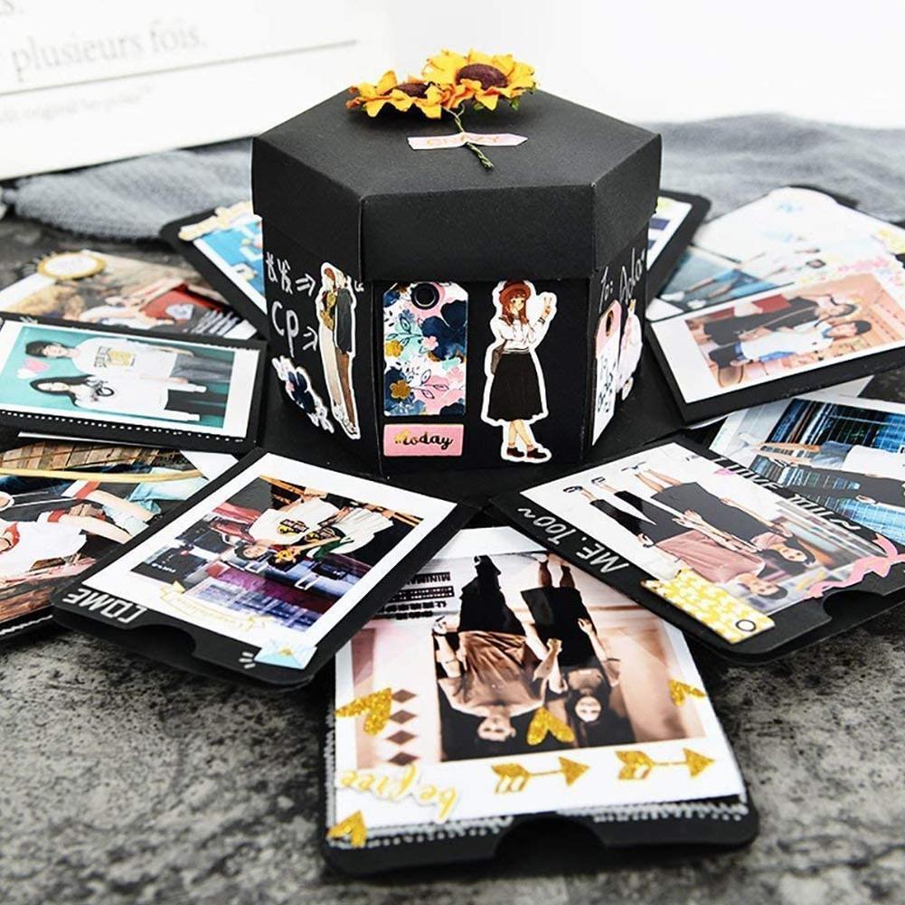 Caja de álbum de fotos DIY, ca - Outdoor Adventure Box reseña y precio