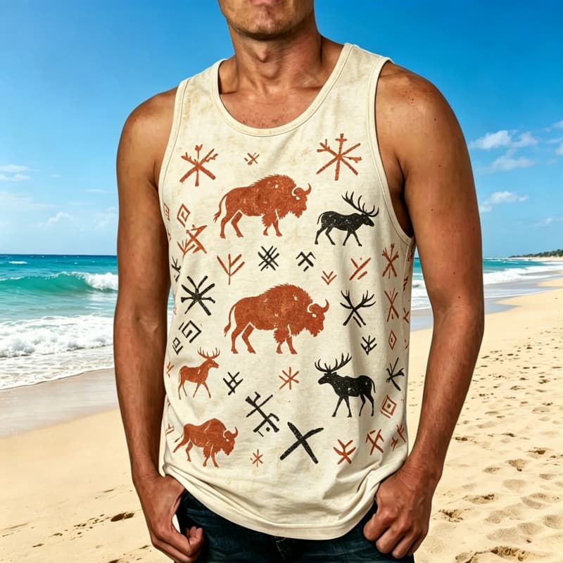 Un chaleco con estampado artís - Outdoor Adventure Vacations reseña y precio