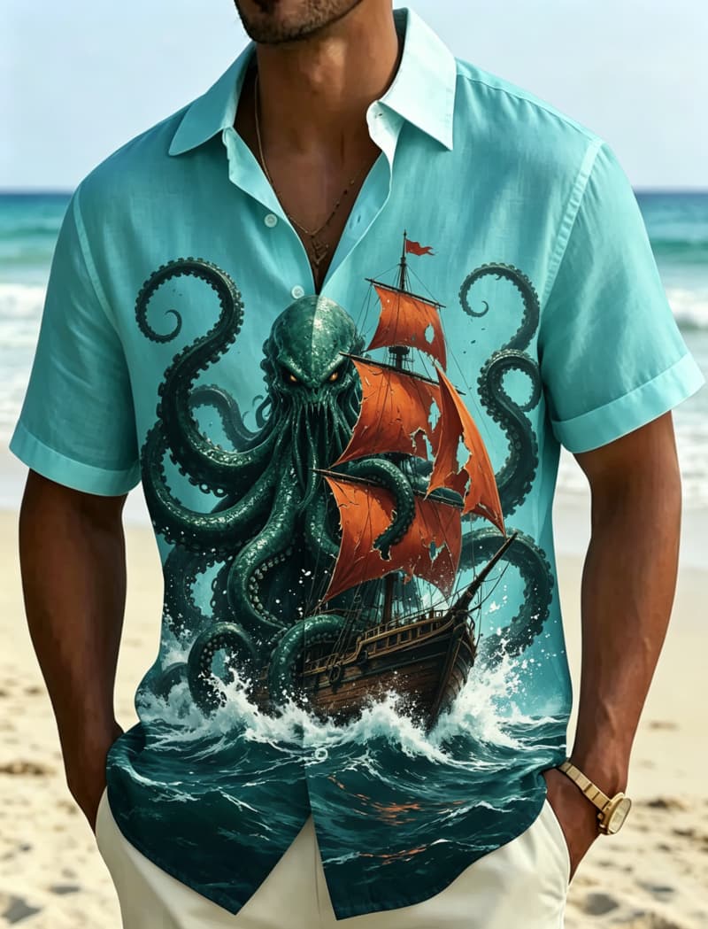 Camisa de manga corta con esta - Outdoor Adventure Vacations reseña y precio