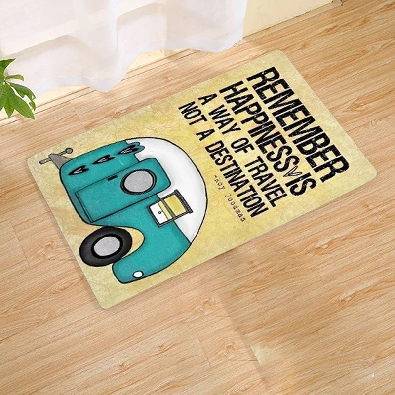 Alfombra con diseño de campana - Outdoor Adventure Names reseña y precio