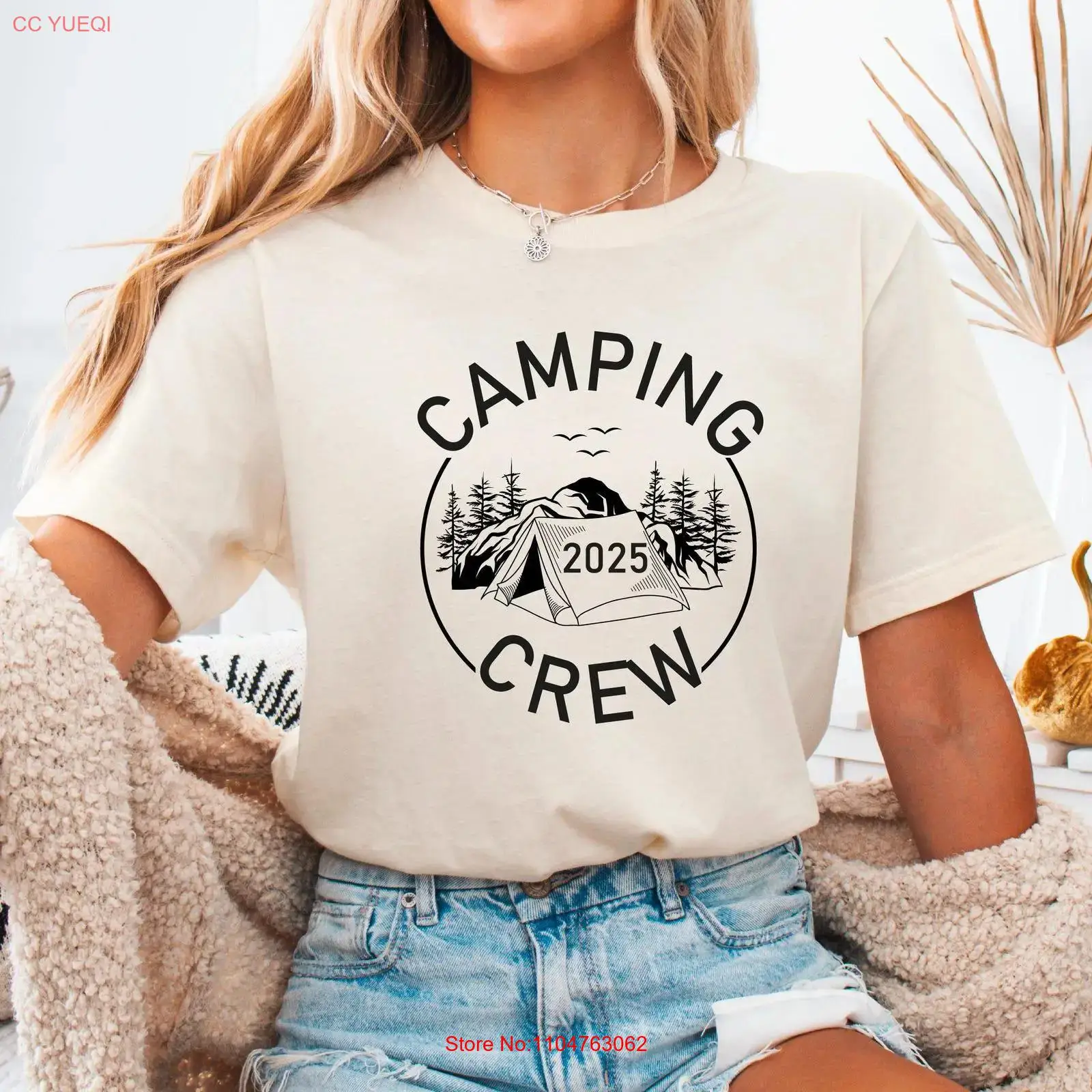 Camiseta Camping Crew 2025 par - Outdoor Adventure Group reseña y precio