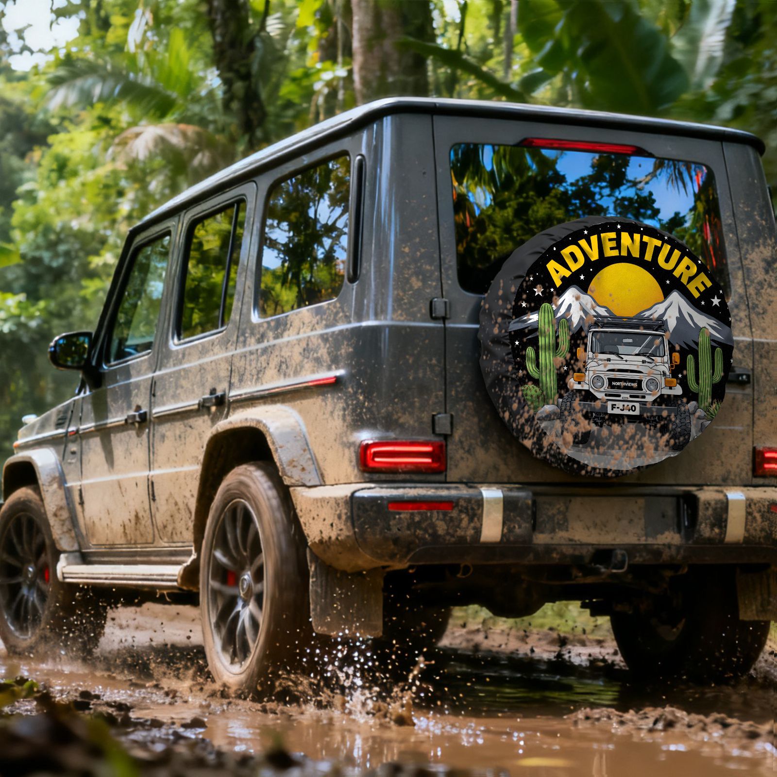 Funda para Neumáticos de Vehíc - Outdoor Adventure Vehicles reseña y precio