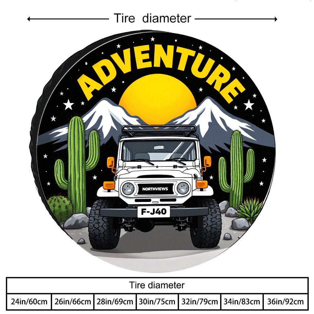Funda para Neumáticos de Vehíc - Outdoor Adventure Vehicles reseña y precio