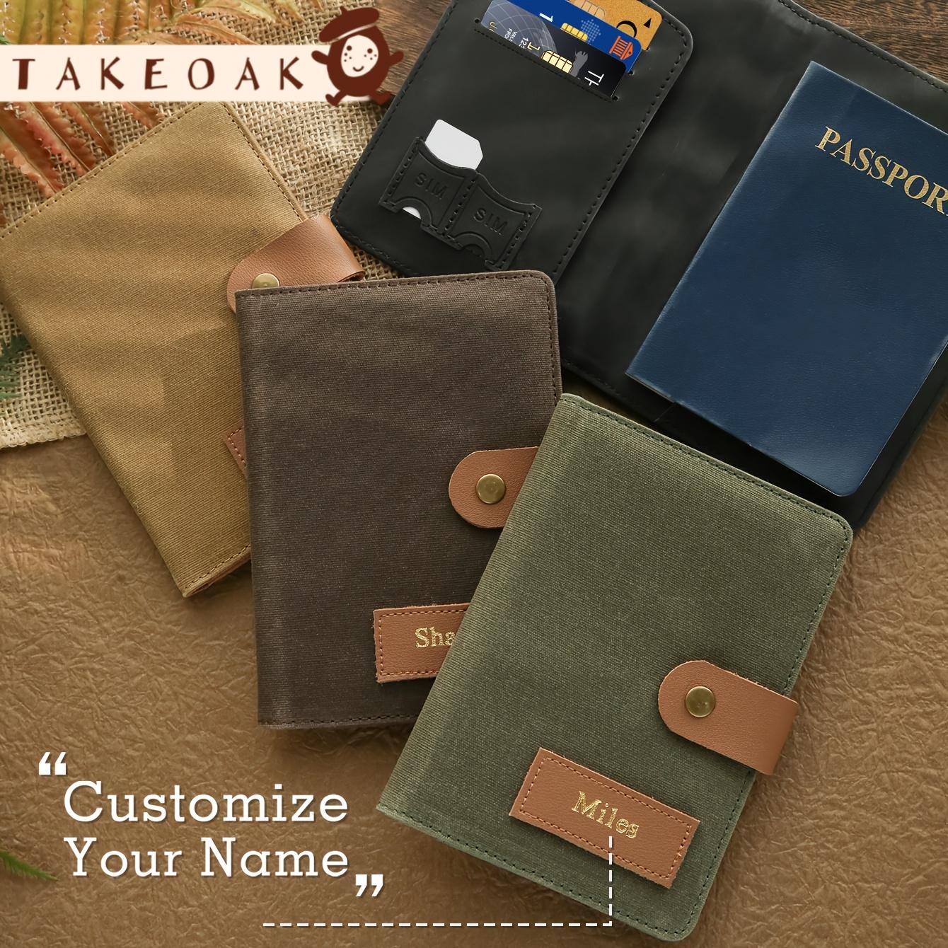 Porta Pasaportes Personalizado - Outdoor Adventure Names reseña y precio